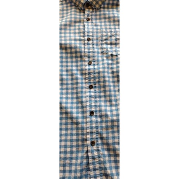 Cat Jack Shirt Boys Large Button Down Pocket Long Sleeve School Checkered - Picture 6 of 14